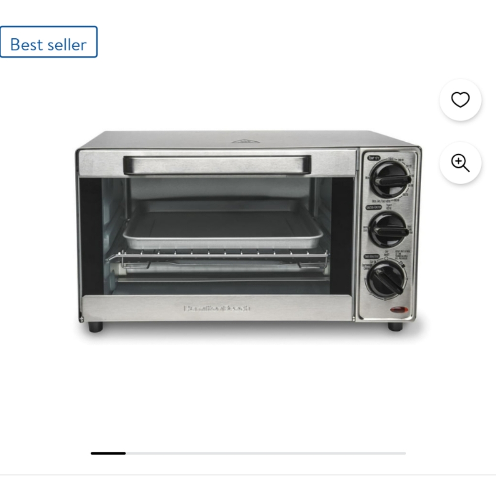 🔥 Price Drop🔥Hamilton Beach 4 Slice Toaster Oven 31401C